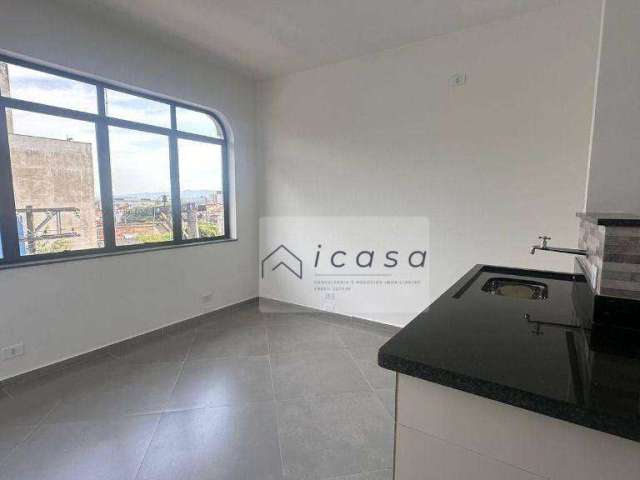 Kitnet com 1 dormitório para alugar, 35 m² por R$ 1.600,00/mês - Centro - Caçapava/SP