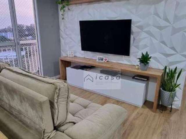 Apartamento com 2 dormitórios à venda, 50 m² por R$ 373.000,00 - Parque Residencial Flamboyant - São José dos Campos/SP