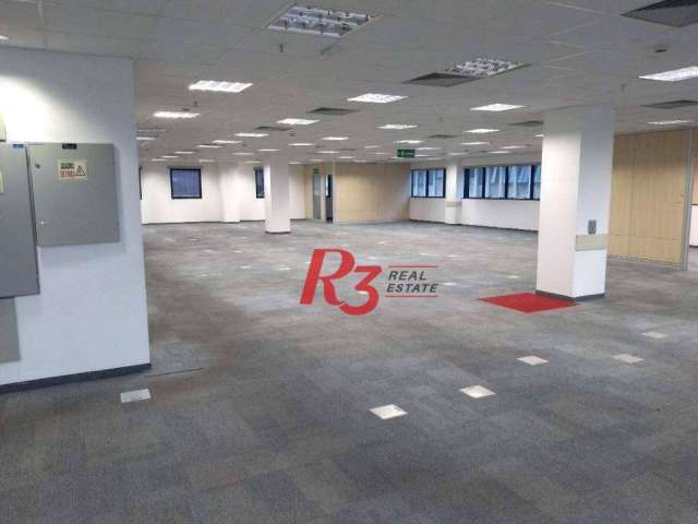 Andar Corporativo para alugar, 544 m² - Gonzaga - Santos/SP