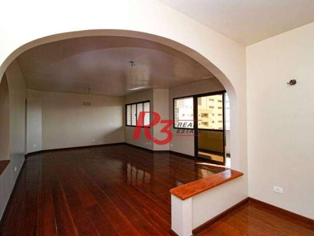 Apartamento para venda ou locação com 3 dormitórios à venda, 163 m² - Boqueirão - Santos/SP