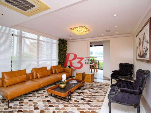 Apartamento com 4 suítes à venda, 280 m² por R$ 2.100.000 - Aparecida - Santos/SP