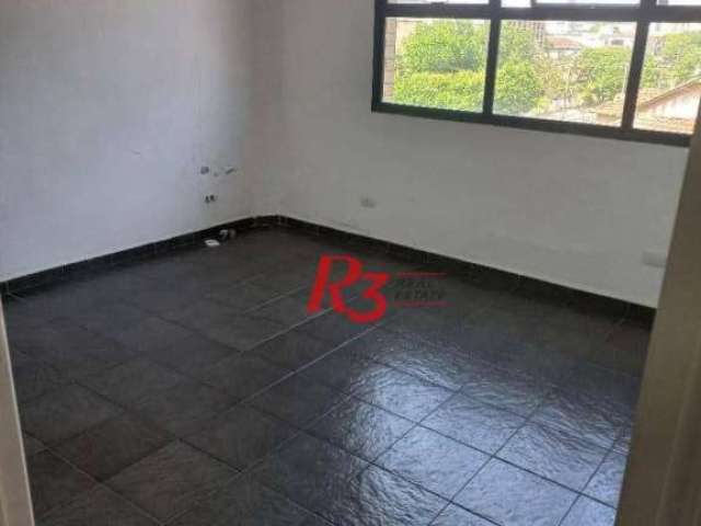 Conjunto para alugar, 84 m² por R$ 3.500,00/mês - Boqueirão - Santos/SP