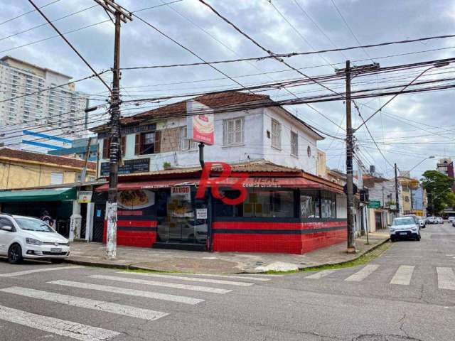 Loja para alugar, 378 m² por R$ 11.440,00/mês - Boqueirão - Santos/SP