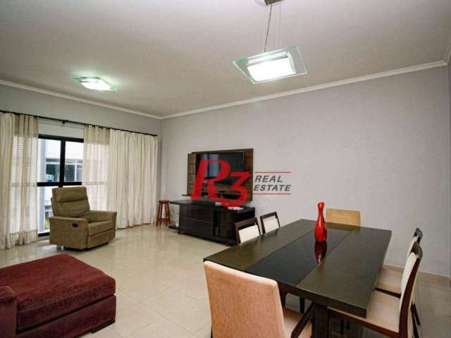 Apartamento com 3 dormitórios, 143 m² - venda por R$ 1.100.000,00 ou aluguel por R$ 7.000,00/mês - Aparecida - Santos/SP