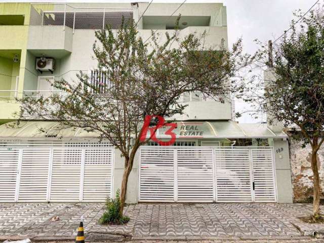 Sobrado à venda, 89 m² por R$ 900.000,00 - Campo Grande - Santos/SP