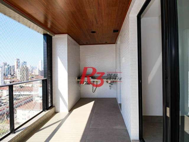 Apartamento com 1 dormitório à venda, 54 m² por R$ 760.000,00 - Boqueirão - Santos/SP