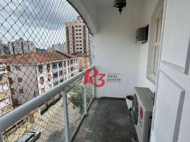 Apartamento com 3 dormitórios à venda, 131 m² por R$ 600.000,00 - Ponta da Praia - Santos/SP