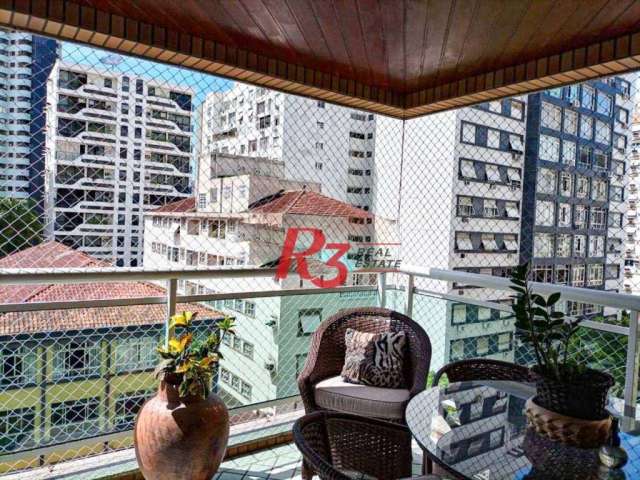 Apartamento à venda, 200 m² por R$ 1.820.000,00 - Gonzaga - Santos/SP