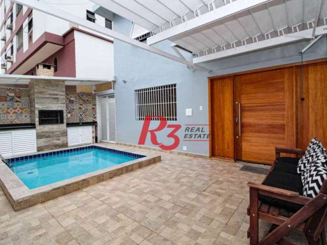 Sobrado com 3 dormitórios à venda, 150 m² por R$ 1.650.000,00 - Ponta da Praia - Santos/SP