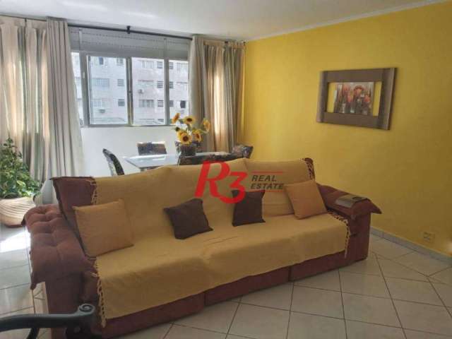 Apartamento com 2 dormitórios, 107 m² - venda por R$ 1.200.000,00 ou aluguel por R$ 8.000,02/mês - Gonzaga - Santos/SP