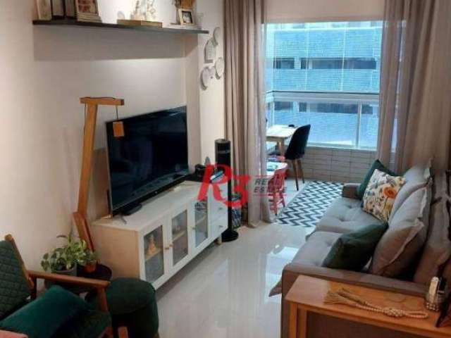 Apartamento com 2 dormitórios à venda, 69 m² por R$ 625.000,00 - Itararé - São Vicente/SP