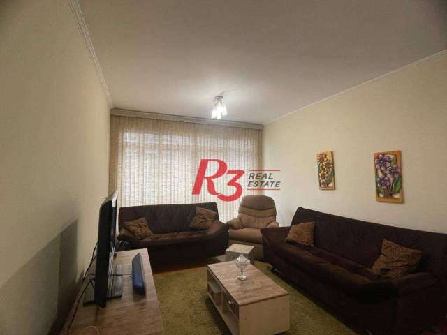 Apartamento com 3 dormitórios à venda, 183 m² por R$ 745.000,00 - Embaré - Santos/SP