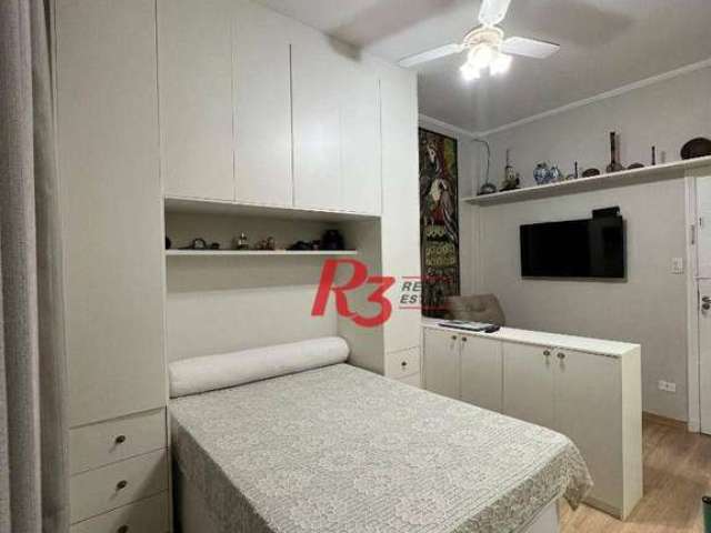 Kitnet com 1 dormitório à venda, 21 m² por R$ 265.000,00 - Boqueirão - Santos/SP