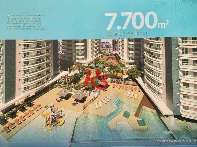 Oportunidade à venda em incrível lançamento na Ponta da Praia, 3 suítes, 3 vagas, andar alto, 163 m², oportunidade!!