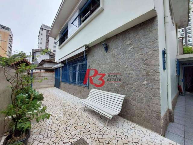 Excelente sobrado com 3 dormitórios à venda, 149 m² por R$ 1.500.000 - Ponta da Praia - Santos/SP