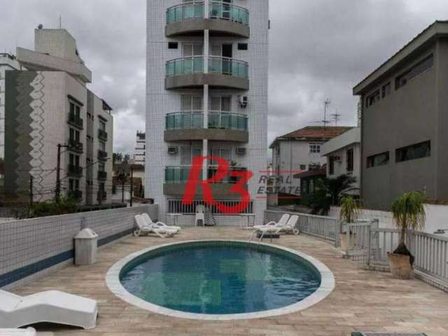 Apartamento com 2 dormitórios à venda, 100 m² por R$ 600.000,00 - Ponta da Praia - Santos/SP