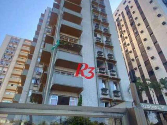 Apartamento, 265 m² - venda por R$ 2.360.000,00 ou aluguel por R$ 9.000,00/mês - Aparecida - Santos/SP