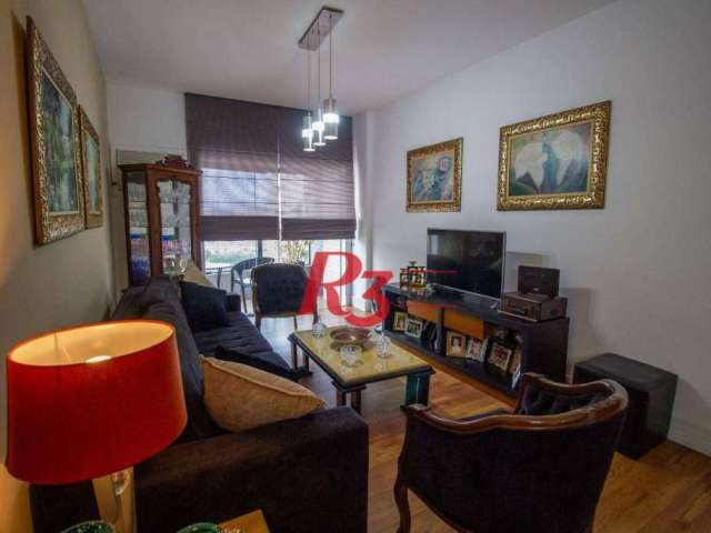 Apartamento com 3 dormitórios à venda, 124 m² por R$ 1.200.000,00 - Boqueirão - Santos/SP