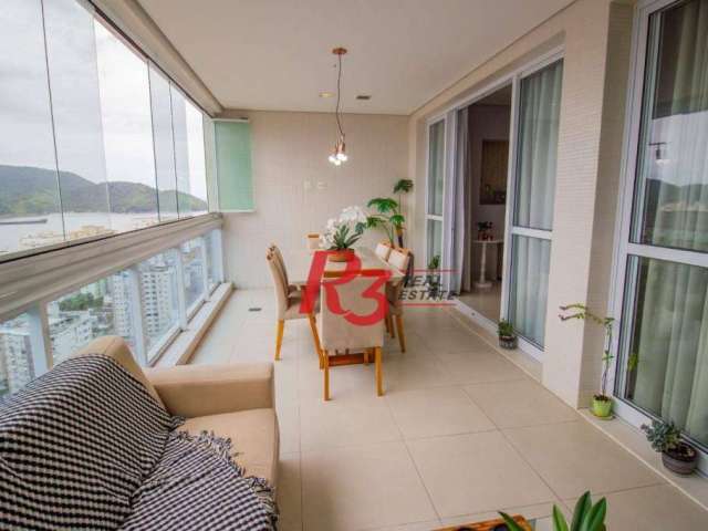 Apartamento no Praiamar Residence, com 1 suíte, à venda, 106 m² por R$ 1.600.000 - Aparecida - Santos/SP