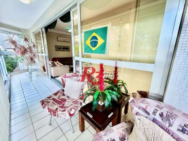 Apartamento à venda, 220 m² por R$ 1.500.000,00 - Aparecida - Santos/SP