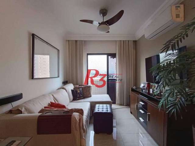 Apartamento à venda, 91 m² por R$ 460.000,00 - Macuco - Santos/SP