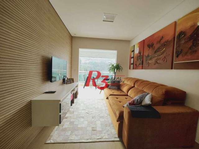 Apartamento com 3 dormitórios à venda, 87 m² por R$ 960.000,00 - José Menino - Santos/SP