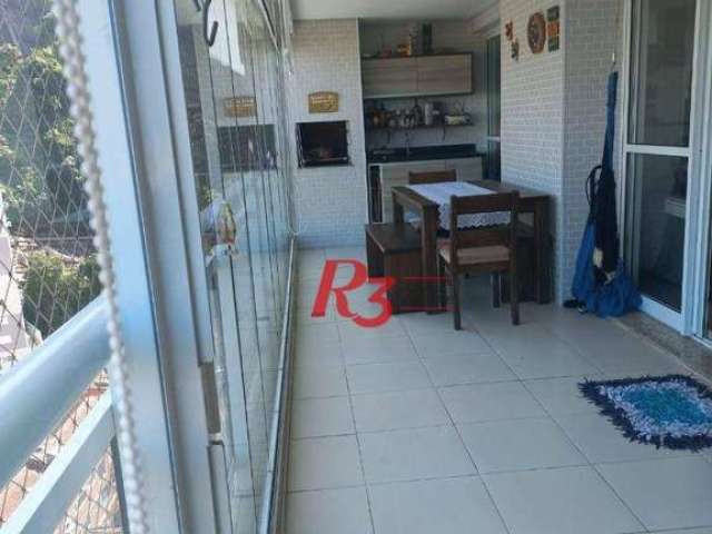 Apartamento com 4 dormitórios à venda, 131 m² por R$ 1.223.000,00 - Marapé - Santos/SP