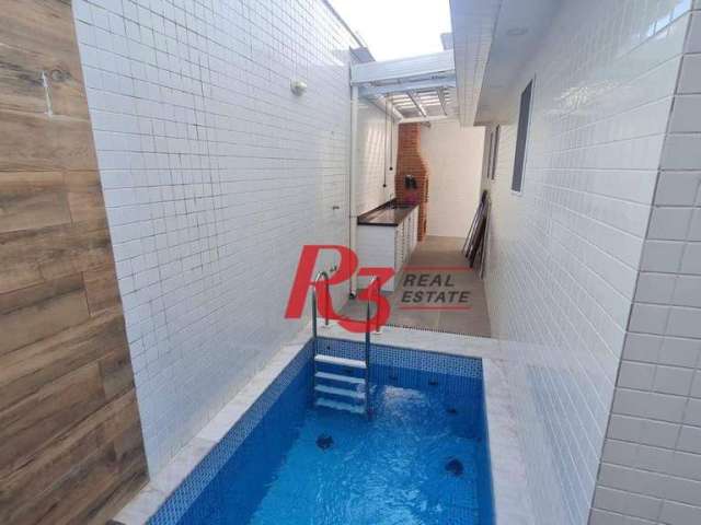 Casa com 3 dormitórios à venda, 117 m² por R$ 1.280.000,00 - Aparecida - Santos/SP