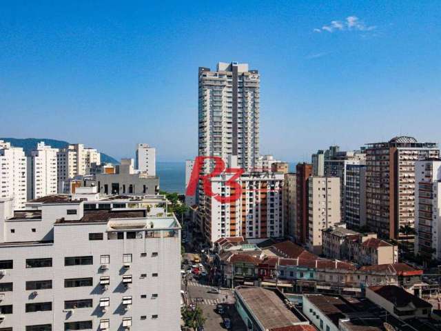 Apartamento Duplex, 127 m² - venda por R$ 2.200.000,00 ou aluguel por R$ 8.000,00/mês - Boqueirão - Santos/SP