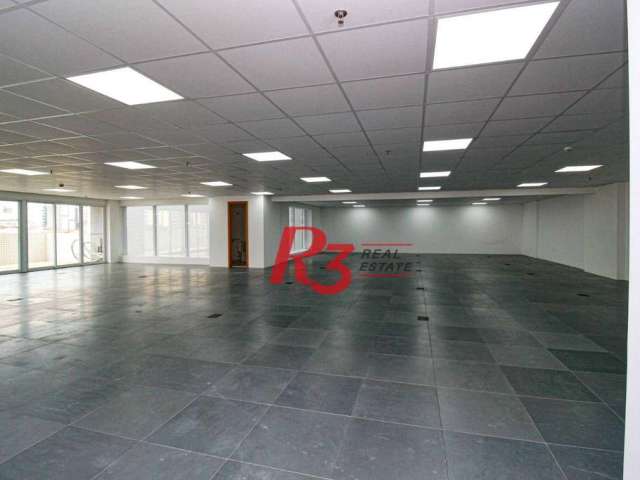 Sala, 395 m² - venda por R$ 2.130.000,00 ou aluguel por R$ 20.000,00/mês - Centro - Santos/SP