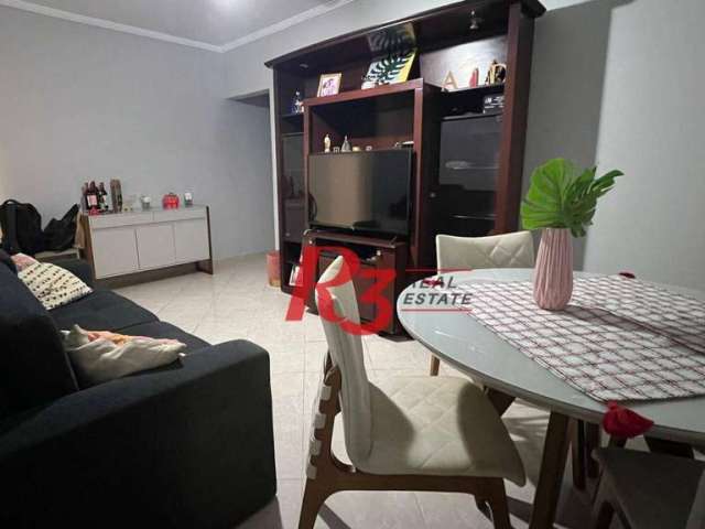 Apartamento à venda, 92 m² por R$ 456.000,00 - Encruzilhada - Santos/SP