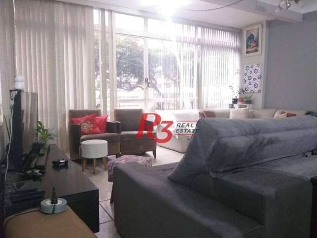 Apartamento com 3 dormitórios à venda, 171 m² por R$ 830.000,00 - Gonzaga - Santos/SP