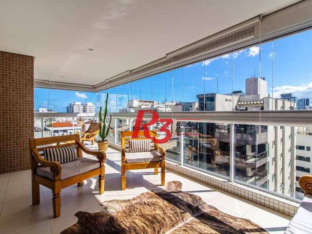 Apartamento à venda, 207 m² por R$ 2.700.000,00 - Gonzaga - Santos/SP