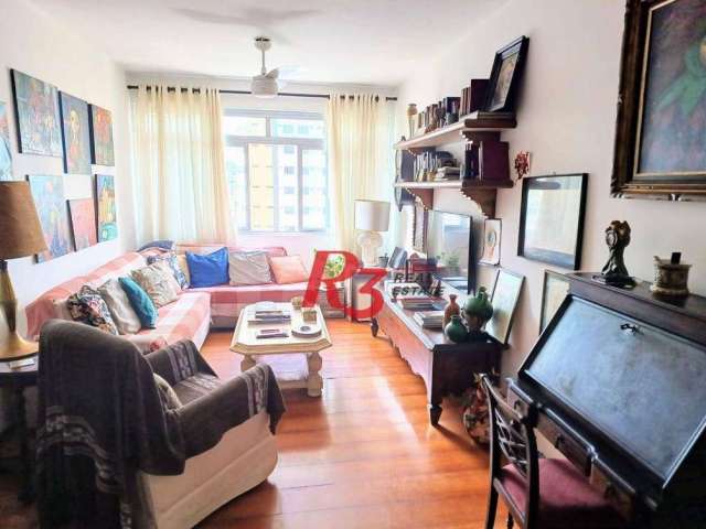 Apartamento à venda, 114 m² por R$ 585.000,00 - Pompéia - Santos/SP