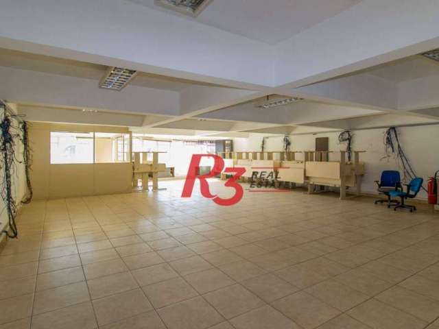 Sala para alugar, 143 m² por R$ 4.120,19/mês - Centro - Santos/SP