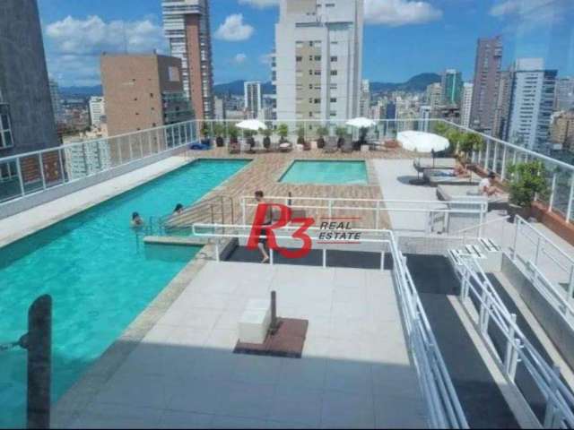 Apartamento, 80 m² - venda por R$ 1.280.000,00 ou aluguel por R$ 6.400,02/mês - Gonzaga - Santos/SP