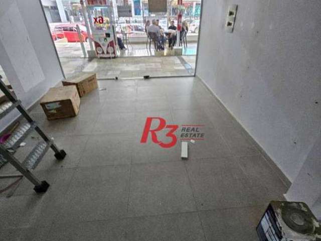 Loja para alugar, 22 m² por R$ 4.710/mês - Boqueirão - Santos/SP