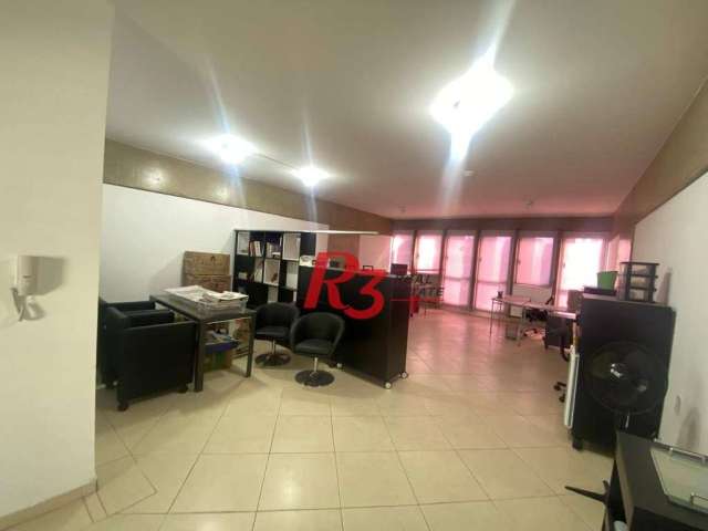 Sala para alugar, 75 m² por R$ 2.500,00/mês - Centro - Santos/SP