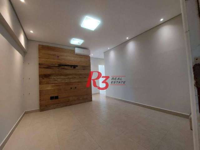 Sala para alugar, 53 m² por R$ 3.200,00/mês - Vila Matias - Santos/SP