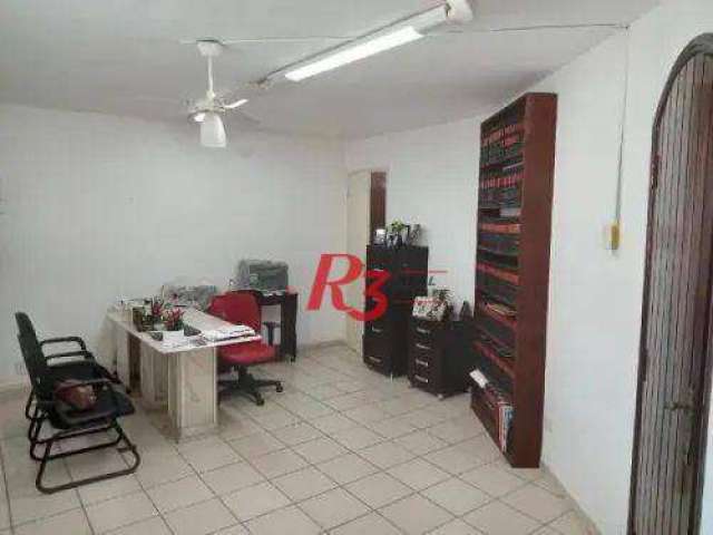 Sala, 50 m² - venda por R$ 400.000,00 ou aluguel por R$ 3.500,00 - Gonzaga - Santos/SP