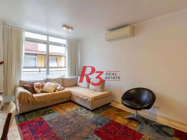 Apartamento com 2 dormitórios à venda, 111 m² por R$ 1.290.000,00 - Gonzaga - Santos/SP