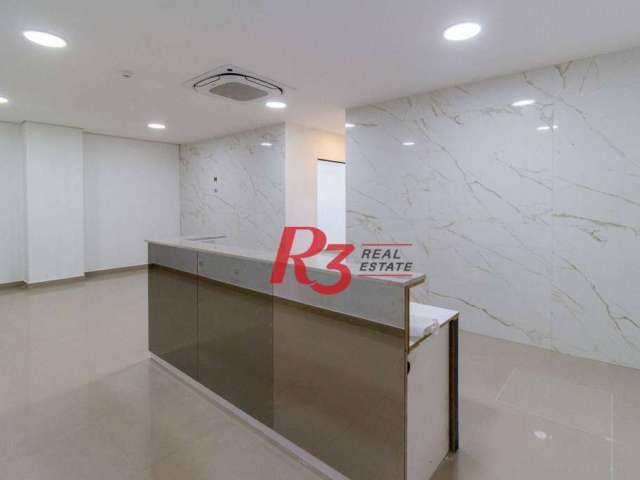 Sala para alugar, 139 m² por R$ 15.963,85/mês - Gonzaga - Santos/SP