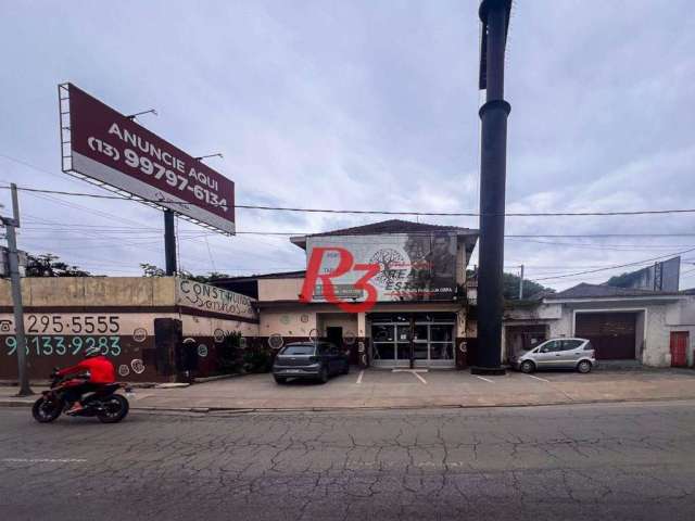 Galpão para alugar, 1700 m² por R$ 40.000,00/mês - Chico de Paula - Santos/SP