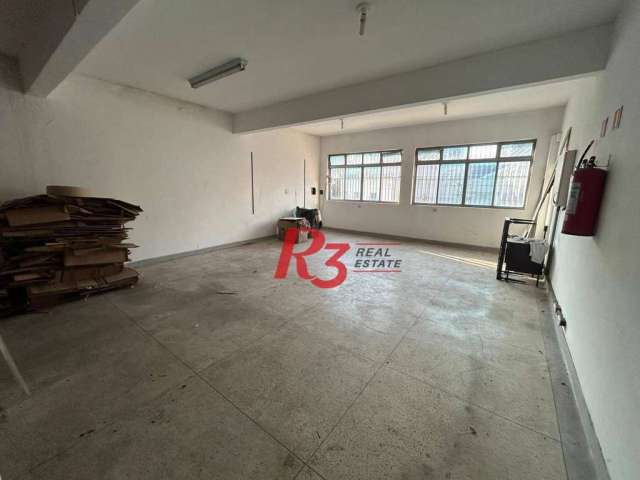 Sala para alugar, 180 m² por R$ 2.750,00/mês - Centro - Santos/SP