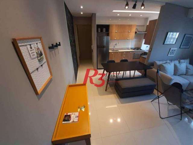 Apartamento com 2 dormitórios à venda, 69 m² por R$ 960.000,00 - Boqueirão - Santos/SP