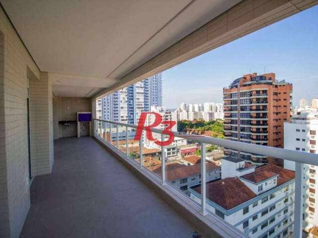 Apartamento à venda, 133 m² por R$ 1.850.000,00 - Aparecida - Santos/SP