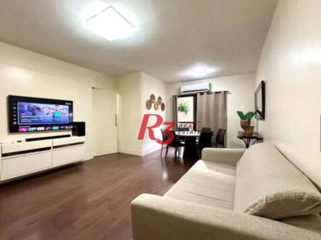 Apartamento com 2 dormitórios à venda, 100 m² por R$ 760.000 - Gonzaga - Santos/SP