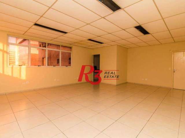 Sala para alugar, 50 m² por R$ 2.500,00/mês - Vila Matias - Santos/SP