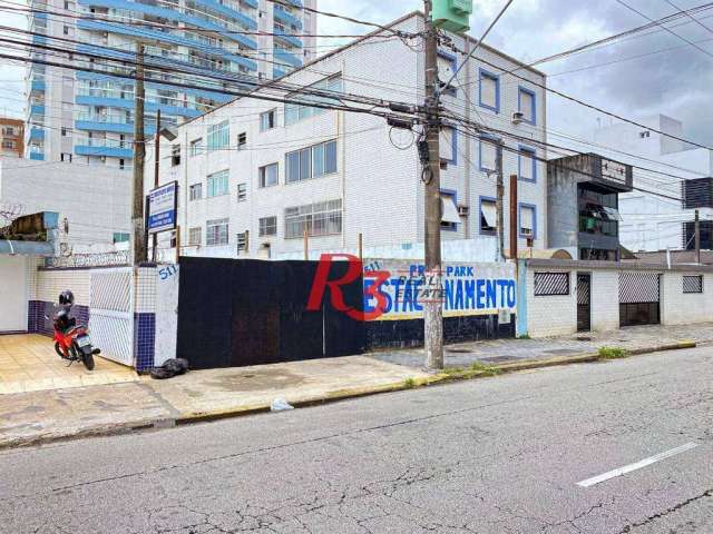 Terreno para alugar, 387 m² por R$ 20.000,00/mês - Encruzilhada - Santos/SP