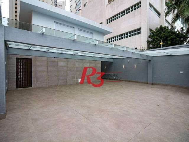 Casa com 3 suítes à venda, 300 m² por R$ 4.500.000 - Ponta da Praia - Santos/SP